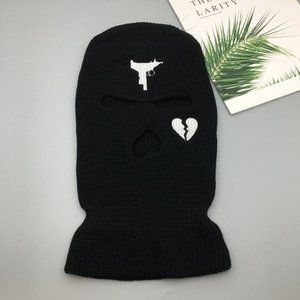 Fashion winter coldproof street knit hat retro three hole ski hat Barakl…